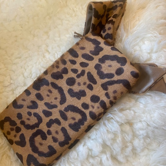 Authentic Valentino clutch leopard print - Picture 4 of 5